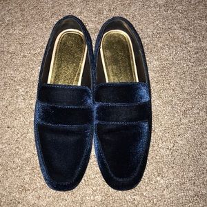 Zara Velvet Loafers- Size 35/5